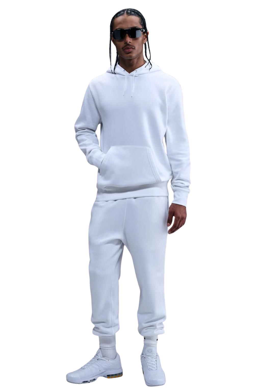 Dres Club Fleece Męski – Biały